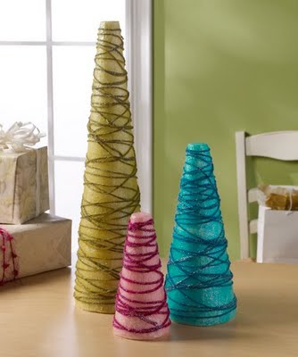 tissue paper trees