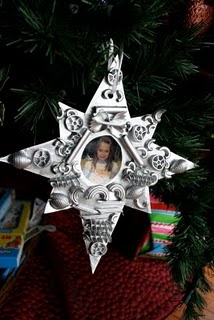 silver star ornament