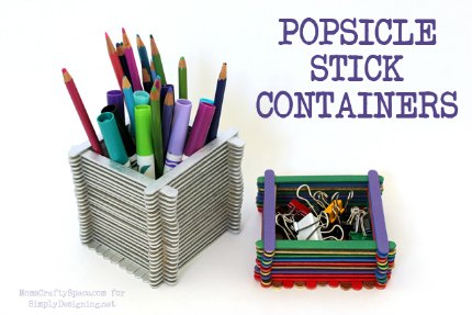 Popsicle Stick Desk Set1