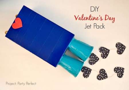 DIY Jet Pack for Valentine's Day