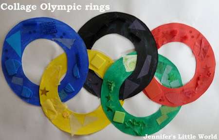 Olympic Ring Collage