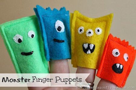 Monster Finger Puppets