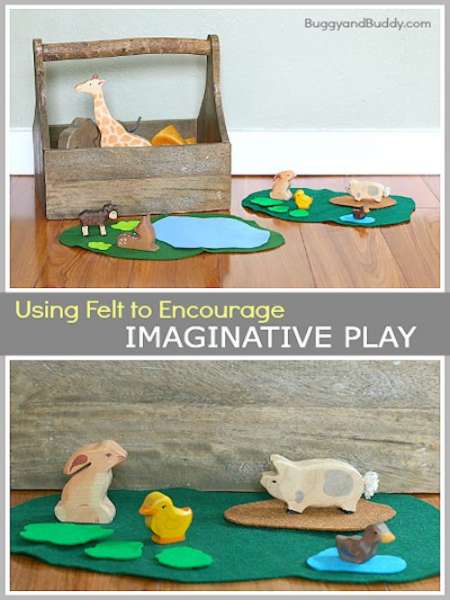 Encourage Imaginative Play Using Felt