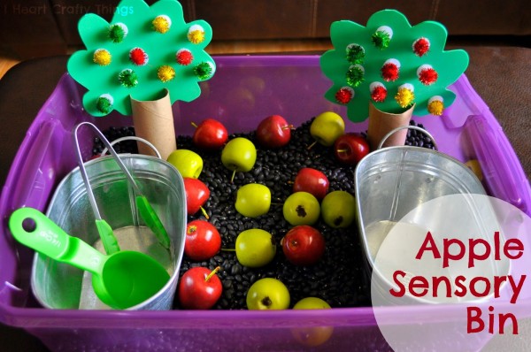 Apple Orchard Sensory Bin