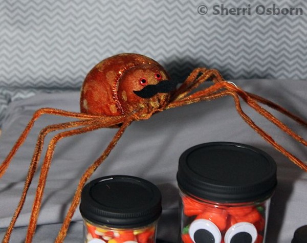 Orange Halloween Spider