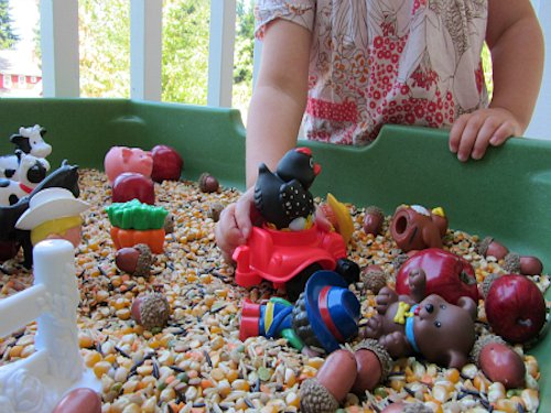 Fall Farm Sensory Tub