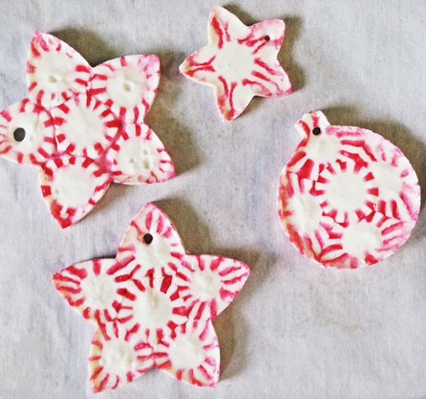 Peppermint Candy Christmas Ornaments