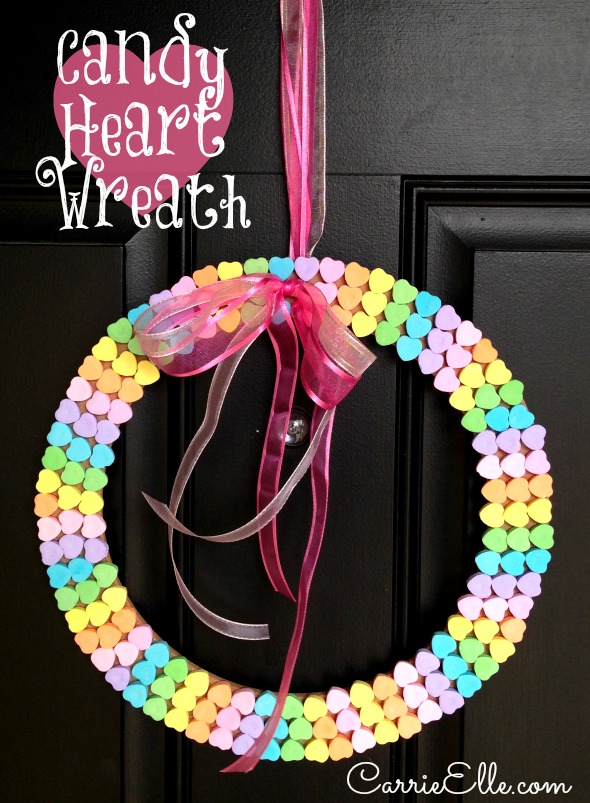 Candy Heart Wreath