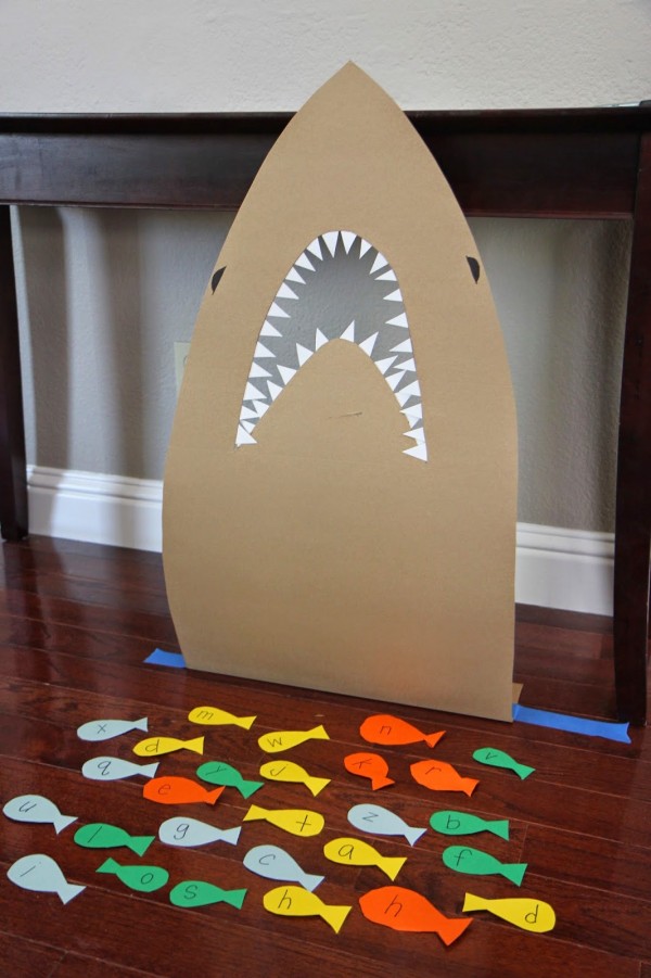 Feed the Shark Alphabet Game for Kids – Lesson Plans