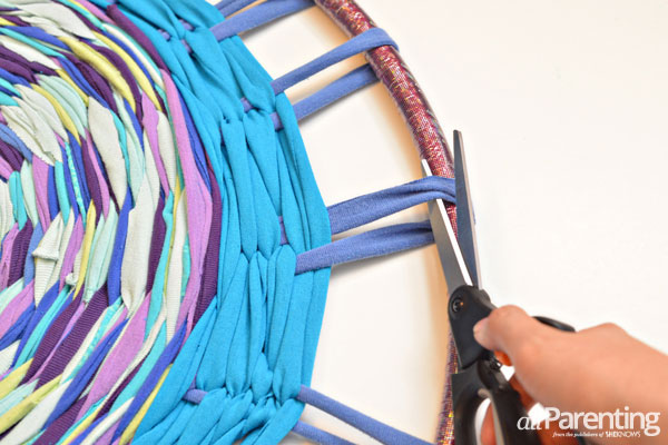 How to Make a Hula Hoop Rag Rug