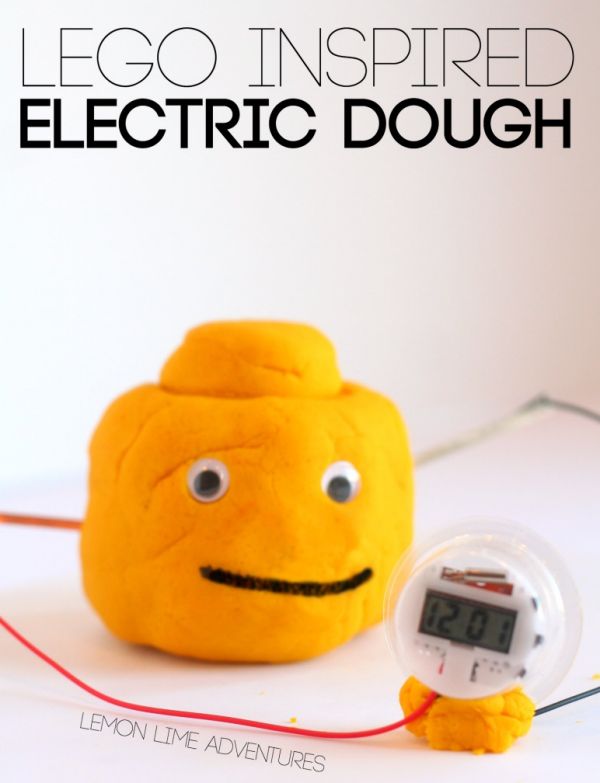 Lego Inspired Electric Dough