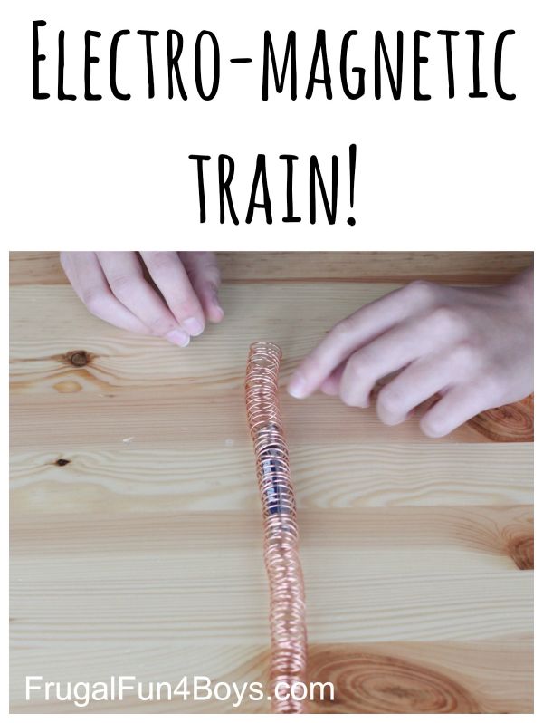 How to Build a Simple Electromagnetic Train