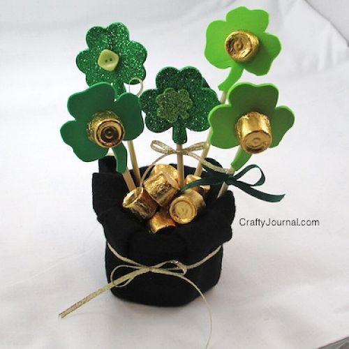 Pot of Gold Shamrock Bouquet