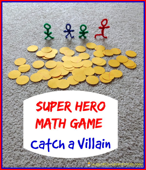 Super Hero Catch a Villain Math Game