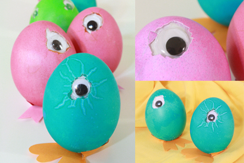 Peek-a-Boo Easter Eggs