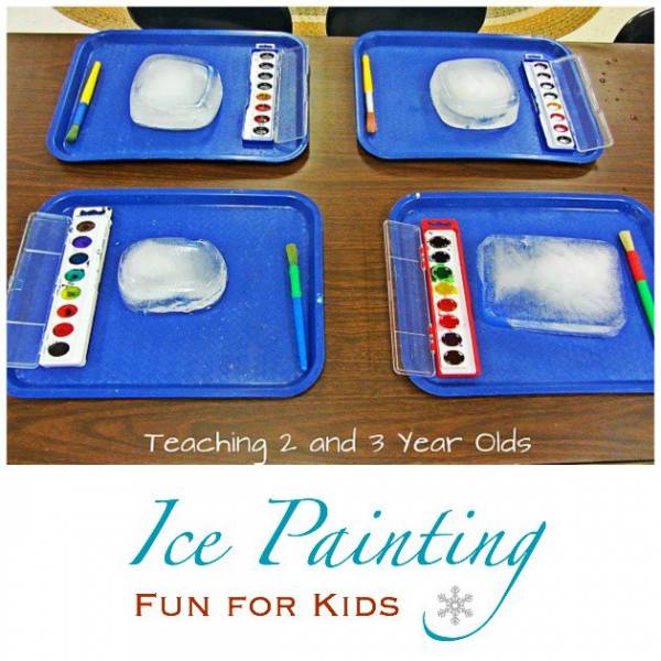 Ice Painting for Kids