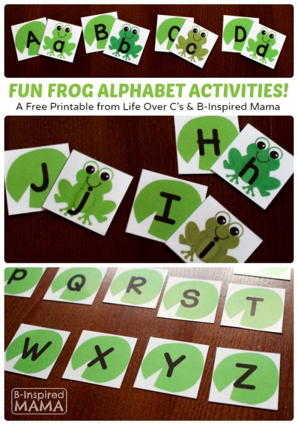 Frog Printable Alphabet Activities