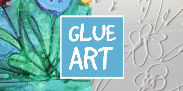 Glue Art on Canvas