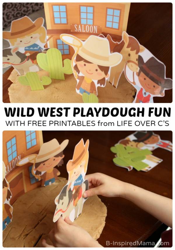 Wild West Playdough Printables