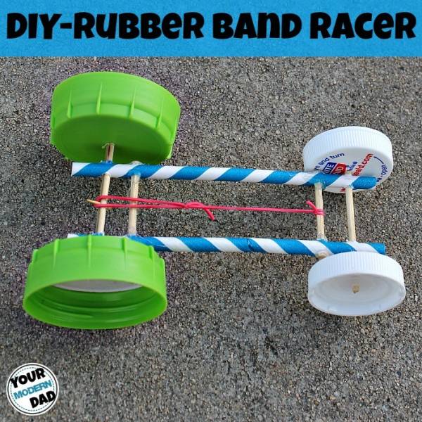 DIY Rubber Band Racer