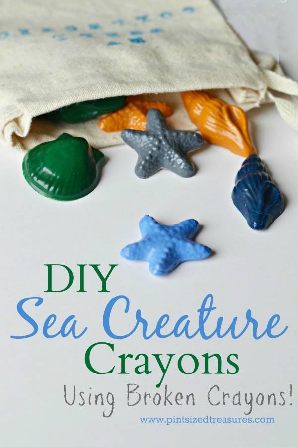 DIY Sea Creature Crayons