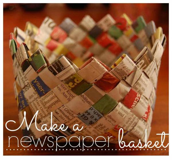 Make a Newspaper Basket