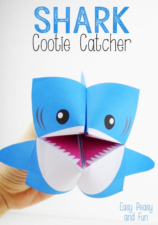 Shark Cootie Catcher