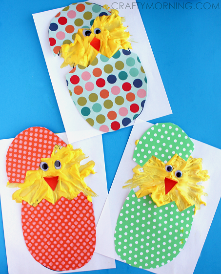 PUFFY-PAINT-HATCHING-CHICKS-EASTER-KIDS-CRAFT