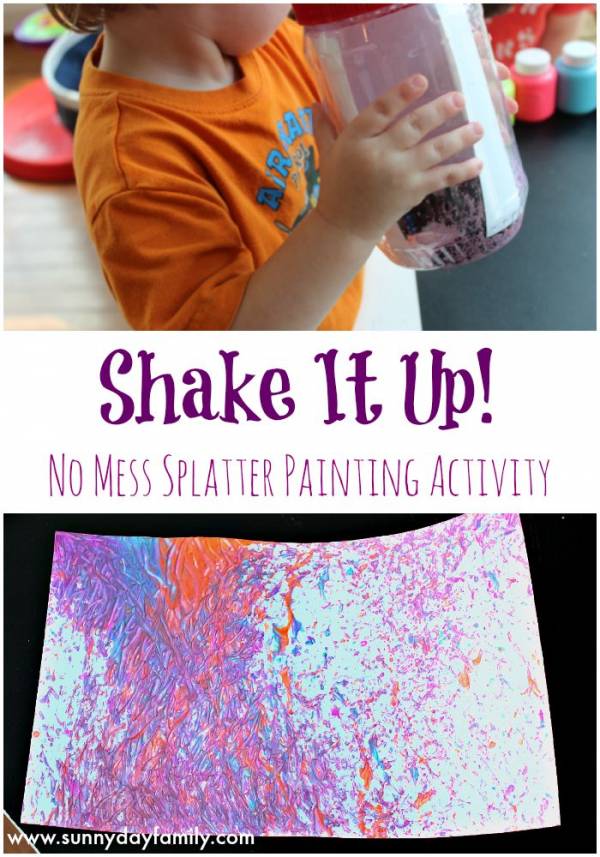 shake it up painting activity