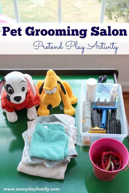 pet salon pretend play