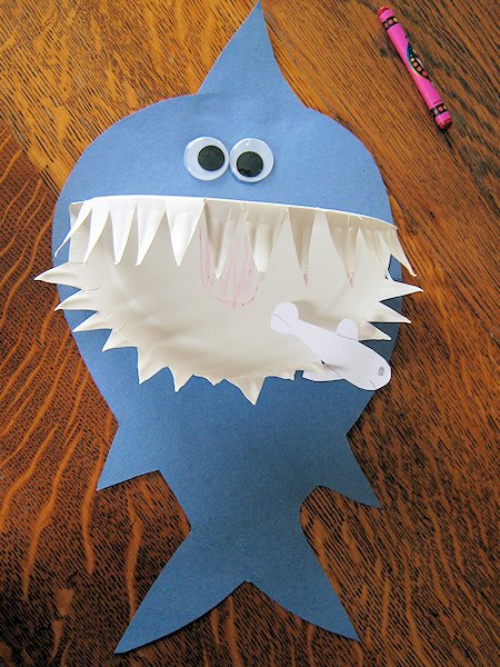 Paper Plate Shark Craft