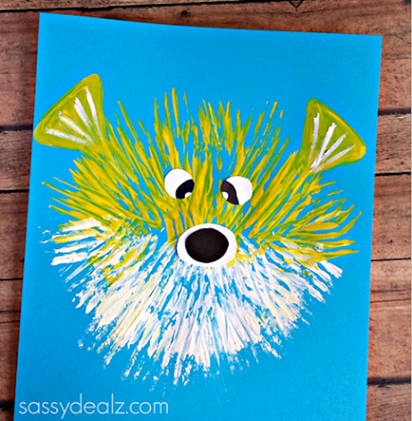 Kid’s Puffer Fish Craft