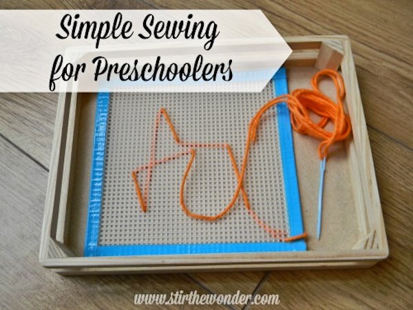 Simple Sewing for Preschoolers