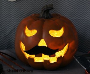 Illuminated Jack-O-Lantern Pumpkin