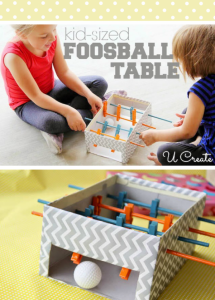 DIY Mini Foosball Table