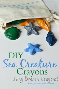 DIY Sea Creature Crayons