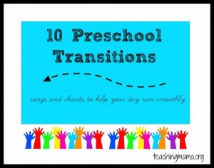 10 Preschool Transition Songs and Chants