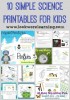 10 Simple Science Activity Sheets – Lesson Plans