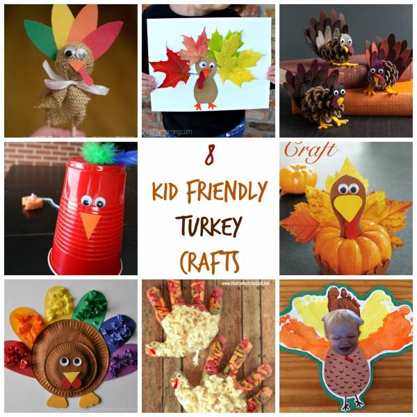8 Kid Friendly Turkey Crafts – Lesson Plans